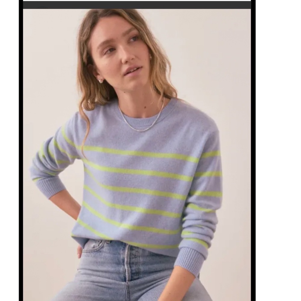 Marine Layer Harper Cashmere Sweater small layered luxury cabincore workwear